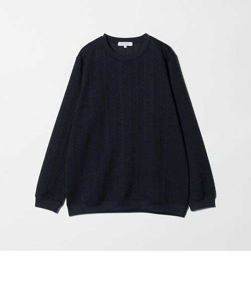 バウンシー ケーブル ジャガード スウェット＜A DAY IN THE LIFE＞