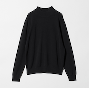 ハイゲージ ミラノリブ モックネックニット-ウォッシャブル-＜A DAY IN THE LIFE＞