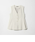 ダブルニット ペプラムベスト ‐セットアップ対応・ウォッシャブル‐＜A DAY IN THE LIFE＞