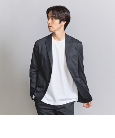 東レ/TORAY ドライ ポリエステル 2ボタン ジャケット - セットアップ対応 ヨコストレッチ ウォッシャブル -