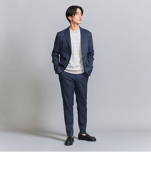 東レ/TORAY ドライ ポリエステル 2ボタン ジャケット - セットアップ対応 ヨコストレッチ ウォッシャブル -