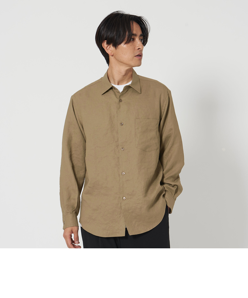 ライト リネンタッチ レギュラー シャツ FORM TAPERD型