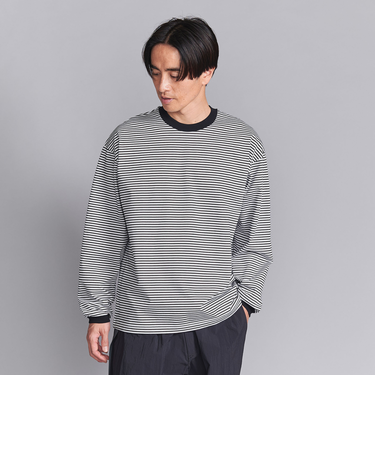 サンドイッチ ボーダー クルーネック カットソー