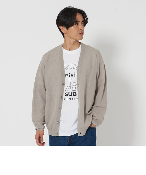 エア ミラノ Vネック カーディガン デオドラント‐抗菌・防臭‐