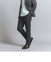 東レ/TORAY ドライ ポリエステル 1プリーツ イージーパンツ - セットアップ対応 ヨコストレッチ ウォッシャブル -