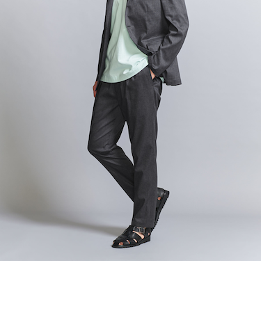 東レ/TORAY ドライ ポリエステル 1プリーツ イージーパンツ - セットアップ対応 ヨコストレッチ ウォッシャブル -