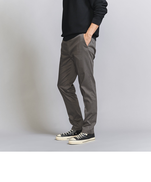 東レ/TORAY ドライ ポリエステル ノープリーツ スリムパンツ - セットアップ対応 ヨコストレッチ ウォッシャブル -