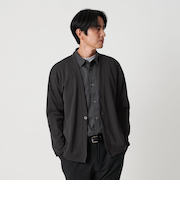 ドライ スムース 1ボタン カーディガン 吸水速乾