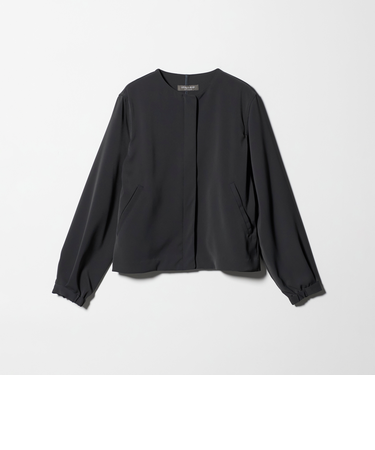 ツイル ノーカラー ブルゾン ‐ウォッシャブル‐＜A DAY IN THE LIFE＞