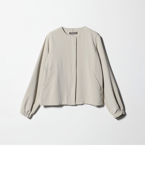 ツイル ノーカラー ブルゾン ‐ウォッシャブル‐＜A DAY IN THE LIFE＞