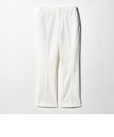 ツイル ストレートパンツ ホワイト ‐ウォッシャブル‐＜A DAY IN THE LIFE＞
