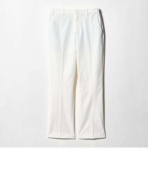 ツイル ストレートパンツ ホワイト ‐ウォッシャブル‐＜A DAY IN THE LIFE＞