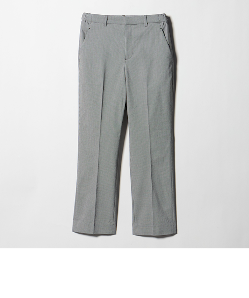 ギンガムチェック ストレートパンツ ‐ウォッシャブル・ストレッチ‐＜A DAY IN THE LIFE＞