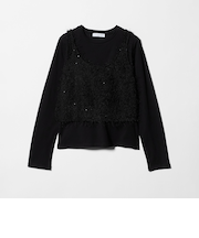 フリンジ×スパンコール キャミ＋カットソー ‐セットアイテム‐＜A DAY IN THE LIFE＞