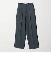 コンフォート ダブルクロス  タック ワイドパンツ ‐セットアップ対応・ウォッシャブル‐ ＜A DAY IN THE LIFE＞