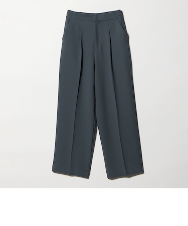 コンフォート ダブルクロス タック ワイドパンツ ‐セットアップ対応・ウォッシャブル‐ <A DAY IN THE LIFE>