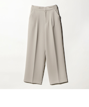 コンフォート ダブルクロス  タック ワイドパンツ ‐セットアップ対応・ウォッシャブル‐ ＜A DAY IN THE LIFE＞