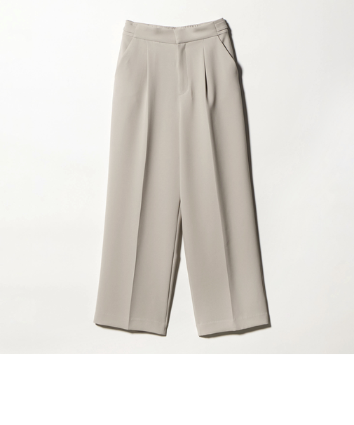 コンフォート ダブルクロス  タック ワイドパンツ ‐セットアップ対応・ウォッシャブル‐ ＜A DAY IN THE LIFE＞