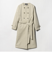 ノーカラー トレンチコート ＜A DAY IN THE LIFE＞