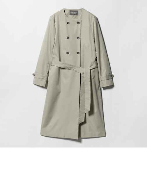 ノーカラー トレンチコート <A DAY IN THE LIFE>