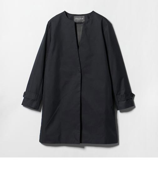 ツイル キーネックコート <A DAY IN THE LIFE>