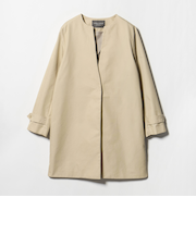 ツイル キーネックコート <A DAY IN THE LIFE>