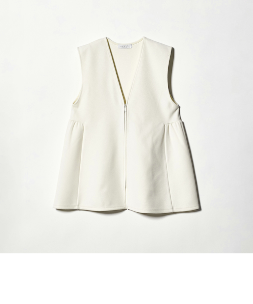 カルゼジャージー ペプラムベスト ＜A DAY IN THE LIFE＞