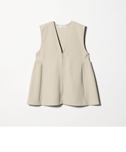 カルゼジャージー ペプラムベスト <A DAY IN THE LIFE>