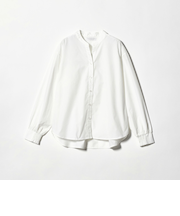 スキッパー ボリュームスリーブ ブラウス ＜A DAY IN THE LIFE＞