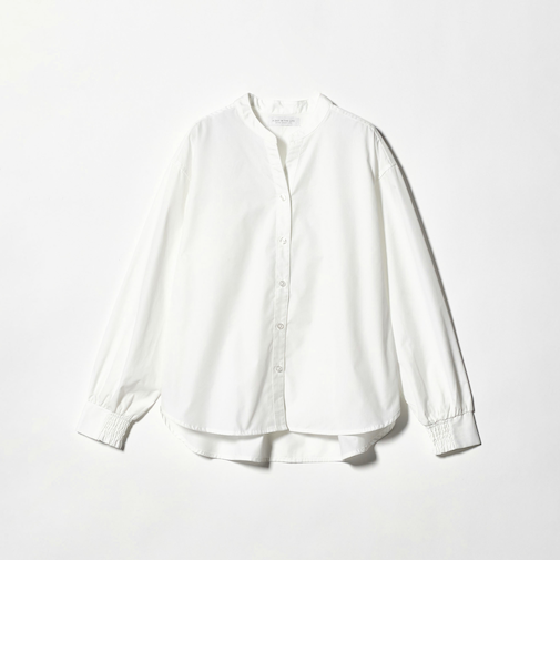 スキッパー ボリュームスリーブ ブラウス ＜A DAY IN THE LIFE＞