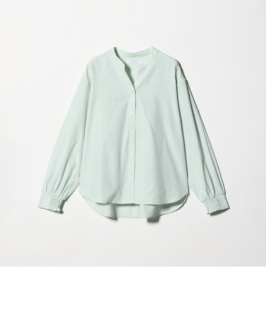 スキッパー ボリュームスリーブ ブラウス ＜A DAY IN THE LIFE＞