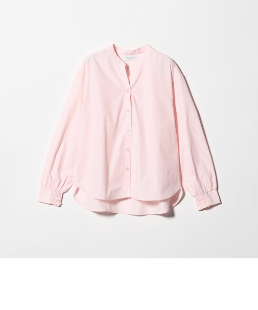 スキッパー ボリュームスリーブ ブラウス <A DAY IN THE LIFE>