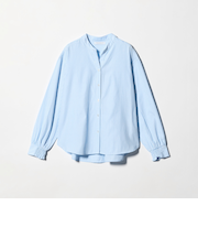 スキッパー ボリュームスリーブ ブラウス ＜A DAY IN THE LIFE＞