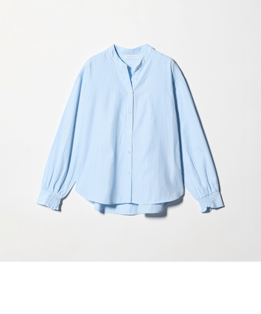 スキッパー ボリュームスリーブ ブラウス ＜A DAY IN THE LIFE＞