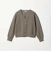 ダブルフェイス ジャガード Vネックカーディガン ＜A DAY IN THE LIFE＞