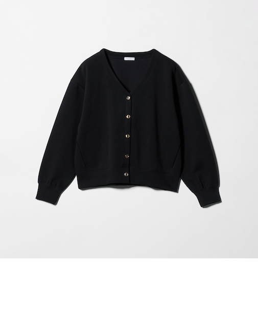 ダブルフェイス ジャガード Vネックカーディガン <A DAY IN THE LIFE>