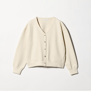 ダブルフェイス ジャガード Vネックカーディガン ＜A DAY IN THE LIFE＞