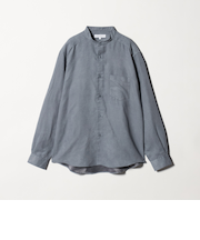 スエードライク リラックス バンドカラーシャツ＜A DAY IN THE LIFE＞