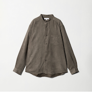 スエードライク リラックス バンドカラーシャツ＜A DAY IN THE LIFE＞