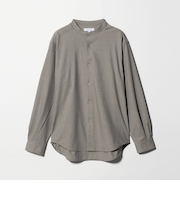 メランジ トロピカル バンドカラーシャツ＜A DAY IN THE LIFE＞