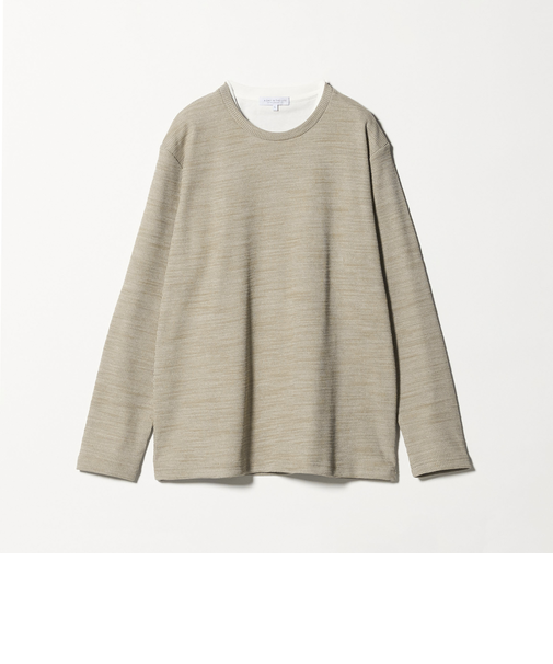 ドビー ワッフル レイヤード カットソー＜A DAY IN THE LIFE＞