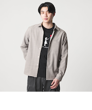 グレンチェック レギュラーカラーシャツ＜A DAY IN THE LIFE＞