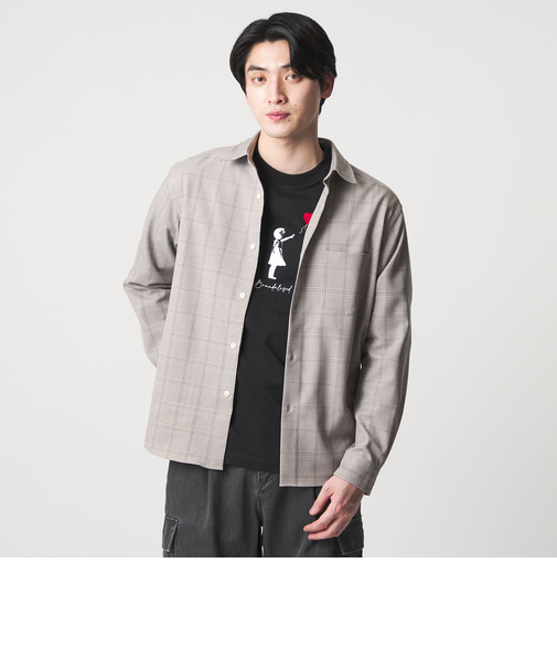 グレンチェック レギュラーカラーシャツ＜A DAY IN THE LIFE＞