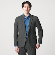 バーズアイ 2ボタン ジャケット-セットアップ対応・マシンウォッシャブル-＜A DAY IN THE LIFE＞