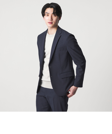 バーズアイ 2ボタン ジャケット-セットアップ対応・マシンウォッシャブル-＜A DAY IN THE LIFE＞