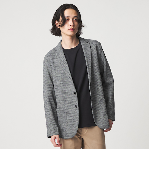 ドビー ワッフル カーディガン ジャケット<A DAY IN THE LIFE>