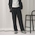 ポリエステルブレンド バックゴムストレートパンツ