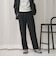 ポリエステルブレンド バックゴムストレートパンツ