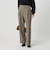 ポリエステルブレンド バックゴムストレートパンツ