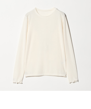 シャイニーリブ カットソー ＜A DAY IN THE LIFE＞